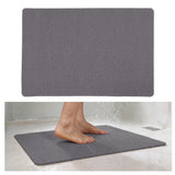 Garvee Non-Slip & Quick-Drying Bath Mat, 24x36 Soft Textured Loofah-Style Bathroom Rug - Highly Absorbent & Durable - Ideal for Shower & Tub, Gray - Gray