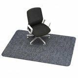 Garvee Anti-Slip Office Chair Mat for Hardwood Floors – 44" x 58" Heavy Duty Desk Chair Rug – Low-Pile, Smooth Rolling Protector for Wood & Tile – Black Gray - Gray