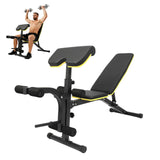 Garvee Multi-Functional Weight Bench Adjustable 5-Level Thick Pad Steel Frame 396LB Capacity Home Gym