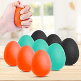 Garvee 9 Pack Egg-Shaped Hand Grip Strengthener Balls - Stress Relief Squeeze Balls for Hand Therapy, Finger Exercise, Grip Training & Anxiety Relief (Orange, Teal, Black) - Orange+Teal+Black