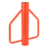 Garvee 8 LB Heavy Duty T-Post Driver - Manual Fence Post Pounder Hammer with Dual Handles for Installing T-Posts, Metal Stakes, Signposts, and Ground Rods, High-Visibility Orange