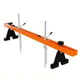 Garvee Engine Support Bar, 1100 lbs Capacity Transverse Motor Lift Hoist with Dual Hooks, 2-Point Holder for Home Garage and Auto Repair Shop, Orange - Orange
