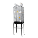 Garvee 59.5Inch Large Bird Cage, Metal Parakeet Cage with Rolling Stand, Parrot Cage, Feed Bowls for Parakeets, Cockatiel, Conures, Cockatoo