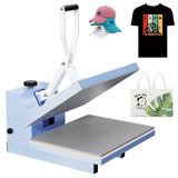 Garvee Heat Press 16 in x20 in, Heat Press Machine, Even Heating Technology, Large Operating Panel, Industrial Digital Heat Transfer Machine Sublimation for T-Shirts, Clothes, Canvas Bags, Red - Smog Blue