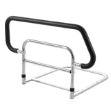 Garvee Heavy Duty Bed Rail for Elderly – Carbon Steel Safety Guard with Non-Slip Foam Handle, Fall Prevention Mobility Aid for Seniors, Disabled, Pregnant Women, Fits King/Queen/Double Beds, Supports Up to 330lb – Nursing Bed Accessory, Black Single Bevel