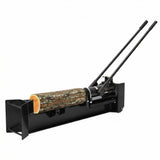 Garvee Hydraulic Log Splitter Wood Cutter 12 Ton Manual Powerful Steel Beam Spring-Loaded Return Knob Built-in Wheels Portable for Outdoor Use