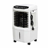 Garvee Portable Air Conditioner Fan, Evaporative Air Cooler with Remote & 2/4/8H Timer, 3-Speed Desktop Cooling Fan, Dual Mist Modes, 1600ml Tank, Adjustable 60-Degree Airflow, Night Light, for Room Dorm