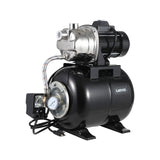 Garvee High Current Shallow Well Jet Pump with Pressure Tank – 1.6 HP Stainless Steel, Automatic Pressure Switch, 1320 GPH, Durable Booster for Home, Farm, Garden, or Lawn Water Supply, NSF Certified – 1.6 HP Black