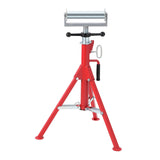 Garvee Heavy-Duty Adjustable Roller Pipe Stand - 2500 lbs Capacity - Collapsible Steel Bracket - Stable Outfeed Roller Support - Perfect for Welding, Woodworking, Construction & Garage - Height 30-46in