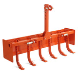 Garvee 55" Box Blade for Tractor - Box Scraper with 3-Point Hitch, Suitable for CAT-0 & CAT-1 Tractors