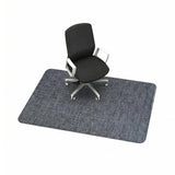 Garvee Non-Slip Large Office Chair Mat for Hardwood Floors – 36" x 48" Heavy Duty Desk Chair Protector Rug – Smooth Glide, Low-Pile, Durable for Wood & Tile – Black Gray - Gray