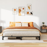 Garvee Queen Bed Frame Metal 6 Inch, Heavy Duty Platform Bed Frame with Reinforced Slats Support, 800 Lbs Load Capacity, Noise Free, No Box Spring Needed and Screws, Tool-Free Assembly - 6 Inch Hight