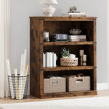 Garvee Classic 3 Tier Bookcase, Farmhouse Book Shelf with Storage Open Display Bookshelves, 43.3" Low 3 Shelf Book Case Home Decor Furniture for Home Office, Living Room, Bed Room, Vintage - Vintage