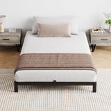Garvee Heavy Duty Metal Platform Bed Frame - Noise-Free, Easy Assembly, Under Bed Storage, Sturdy Steel Slats - No Box Spring Needed - Ideal for Bedroom or Apartment - Black, Twin XL 6 Inch - Black - 6 Inch