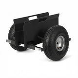 Garvee 600 lbs Heavy Duty Adjustable Panel Dolly Cart – All-Terrain Hand Truck with 10" Inflatable Rubber Wheels – Moves Drywall, Plywood, Slabs – Construction, Shelter & Door Transport – Black 2PCS
