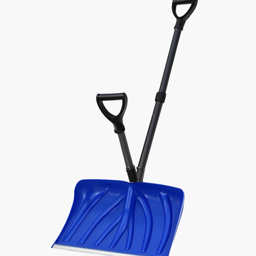 Garvee 17.7"W X 12.6"H Snow Shovel with Assisted D-Ring Handle, Ergonomic Snow Pusher Shovel, Lightweight & Durable Winter Tool for Driveway Walkway Garden Patio Yard