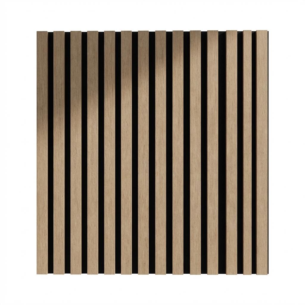 Garvee 6-Pack Wooden 3D Wall Panels Acoustic Decorative Sound Absorbing Panels for Home Theater Office Studio Bedroom Living Room, 0.7" Thick